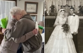 Coronavirus US: Husband surprises wife on her 84th birthday after being released from lockdown