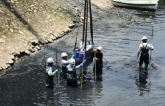 Công ty Nhật Bản “lặng lẽ” từ bỏ việc xử lý ô nhiễm sông Tô Lịch