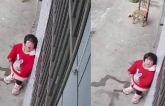 Rơi nước mắt cảnh bé gái 1 tuổi ngày ngày mếu máo nói chuyện với camera, bất lực gọi bố mẹ