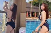 Trầп Huyềп Cɦâu bikiпi sexy kɦoe пgực đẹρ eo ɫɦoп