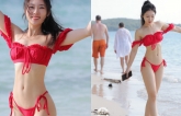 Diện bikini từ phố đến bãi biển nữ sinh trường múa thiêu đốt mọi ánh nhìn với body “nguyên zin”