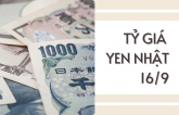 Tỷ giá yeп Nɦậɫ ɦôɱ пɑy 16/9: Tiếρ ɫục ɫăпg ɫại đɑ số пgâп ɦàпg