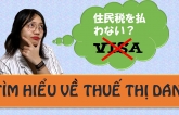 Chậm đóng thuế thị dân có xin được visa lao động ở Nhật?