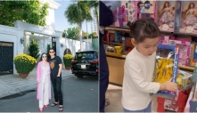 Con gái Phượng Chanel và Quách Ngọc Ngoan 4 tuổi sống trong biệt phủ triệu đô, đi siêu thị mua đồ không nhìn giá