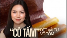'Cô Tấm' gốc Việt biến vỏ tôm thành vải, trình diễn trên sàn thời trang New York: 'Tôi muốn đặt trách nhiệm bảo vệ môi trường lên trên hết'