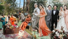Hội 'chị em nhà giàu' đi ăn cưới: Hà Tăng vẫn chiếm spotlight