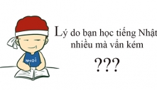 Chia sẻ lý do học tiếng Nhật nhiều mà vẩn kém