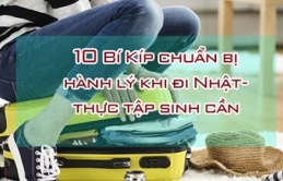 10 Bí kíp chuẩn bị hành lý khi đi Nhật- thực tập sinh cần nhớ