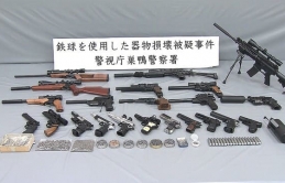 Tokyo: Tịch thu 22 khẩu súng hơi và hàng ngàn viên đạn sắt của một nha sĩ