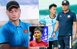 Gặp 'vận đen' khi vừa trở lại V.League, Đặng Văn Lâm bất ngờ nhận 'cảnh báo' từ thầy cũ Quang Hải
