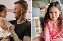 Bé gái Việt từng được David Beckham bế, luôn miệng khen đáng yêu giờ đã lớn xinh, là mẫu nhí