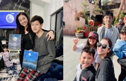 Jennifer Phạm và Quang Dũng cùng chúc mừng sinh nhật con trai Bảo Nam 15 tuổi ở Mỹ
