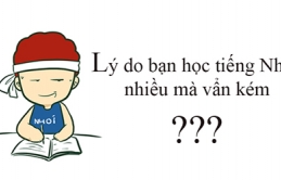 Chia sẻ lý do học tiếng Nhật nhiều mà vẩn kém