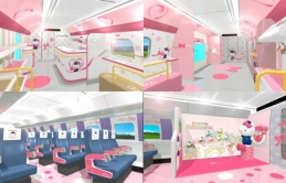 Tàu cao tốc Hello Kitty ra mắt truyền thông trước khi chính thức xuất hiện