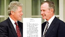 Thư gửi người kế nhiệm của cựu Tổng thống Bush gây 'sốt' trở lại