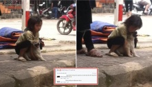 Nhà nghèo không đủ tiền trang trải, cô bé dân tộc ngậm ngùi đem bán chó cưng khiến ai cũng nghẹn ngào: “Em sang nhà người phải ngoan nhé”