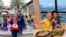 Con trai Ngô Kiến Huy ở Mỹ nay tròn 10 tuổi: Thông minh và giống bố như đức