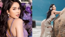 Ngọc Trinh diện trang phục xuyên thấu, cắt xẻ hiểm hóc suýt để lộ 'đôi gò bồng đảo' đẫy đà