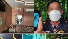 Hoảng hốt phát hiện cánh cửa bí mật sau tấm gương trong khách sạn