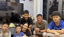 BTV Quang Minh áp kỷ luật thép với 4 con trai, không có thời gian giận vợ