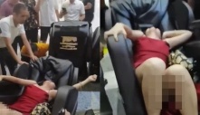 Người phụ nữ suýt chết khi ngồi 'ghế massage siêu thị'