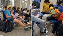 Khung cảnh trái ngược giữa trẻ em Việt Nam và nước ngoài ở sân bay Tân Sơn Nhất gây tranh cãi