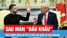 Mỹ 'đình chỉ toàn bộ' viện trợ quân sự cho Ukraine, ông Trump nói đó là con đường tới hoà bình