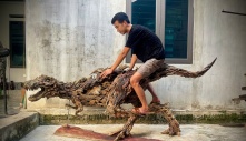 Biến củi mục thành hàng mỹ nghệ giá hàng chục triệu đồng