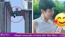 Nhảy qua cầu gãy giữa hai tòa nhà để tìm vợ con trong động đất