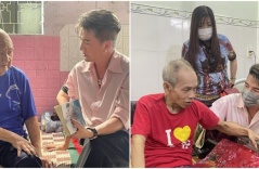 Đàm Vĩnh Hưng đến thăm những nghệ sĩ gạo cội, dành tặng món quà đặc biệt cho nghệ sĩ Mạc Can