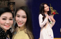 Con gái giai nhân cải lương ở Mỹ vẫn chăm diện áo dài chuẩn gái Việt, lúc “lột xác” quyến rũ khó nhận ra
