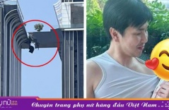 Nhảy qua cầu gãy giữa hai tòa nhà để tìm vợ con trong động đất