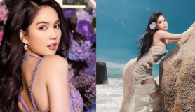 Ngọc Trinh diện trang phục xuyên thấu, cắt xẻ hiểm hóc suýt để lộ 'đôi gò bồng đảo' đẫy đà