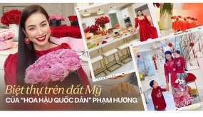 Cận cảnh bạch dinh triệu đô trên đất Mỹ của Hoa hậu Phạm Hương: Choáng ngợp góc hàng hiệu xa xỉ, có nơi lại thơ mộng cực nên thơ