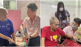 Đàm Vĩnh Hưng đến thăm những nghệ sĩ gạo cội, dành tặng món quà đặc biệt cho nghệ sĩ Mạc Can