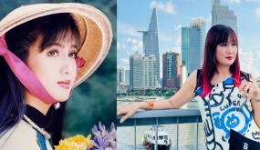 “Nữ hoàng ảnh lịch” Hiền Mai 37 tuổi mới có con đầu lòng, giờ U60 trẻ đẹp ngang bạn gái Tây của con