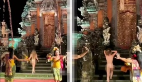 Du khách khỏa thân múa ở đền thiêng đối mặt án phạt gần 3 năm tù