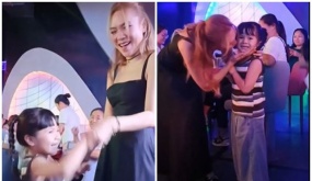 5 tháng sau tin đồn mang thai, Mỹ Tâm xuất hiện cùng 1 bé gái trong 1 buổi tiệc riêng tư