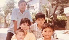 Nghệ sĩ Bảo Quốc, Kim Xuân trong bức ảnh gây sốt hơn 30 năm trước