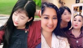 Con gái út “gây sốt” từ nhỏ của NSND Hồng Vân giờ lớn nhiều thay đổi, to cao ngang ngửa mẹ