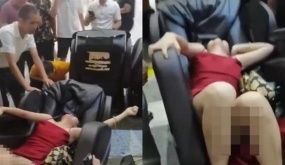 Người phụ nữ suýt chết khi ngồi 'ghế massage siêu thị'