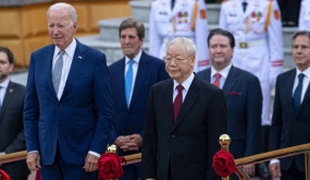 Toàn cảnh Lễ đón chính thức Tổng thống Mỹ Joe Biden tại Phủ Chủ tịch