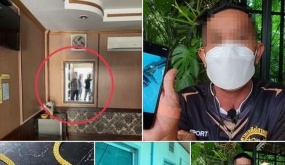 Hoảng hốt phát hiện cánh cửa bí mật sau tấm gương trong khách sạn