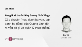 Kẹo giả và danh tiếng Quang Linh Vlogs