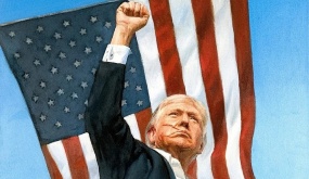 Họa sĩ Nga kể chuyện vẽ chân dung Tổng thống Donald Trump