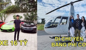 5 Rich Kid Việt sang có tiếng: người di chuyển bằng phi cơ riêng, người nhận quà 16 tỷ