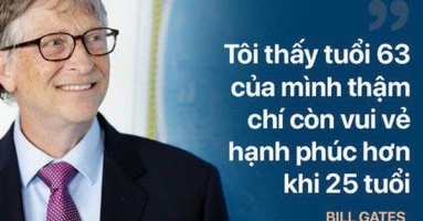 Tỉ phú Bill Gates: Chìa khóa để hạnh phúc, khỏe mạnh là làm 4 việc, không cần đến tiền