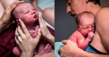 The Sweet Birth Story Behind This Newborn's ‘Pout’ Face The Sweet Birth Story Behind This Newborn's ‘Pout’ Face