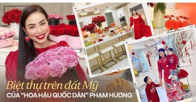 Cận cảnh bạch dinh triệu đô trên đất Mỹ của Hoa hậu Phạm Hương: Choáng ngợp góc hàng hiệu xa xỉ, có nơi lại thơ mộng cực nên thơ