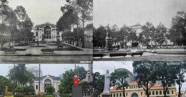 Những bức ảnh Sài Gòn được chụp cách nhau 100 năm tại cùng một vị trí Những bức ảnh Sài Gòn được chụp cách nhau 100 năm tại cùng một vị trí